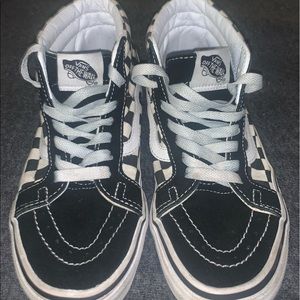 Checkered Mid Top Vans!